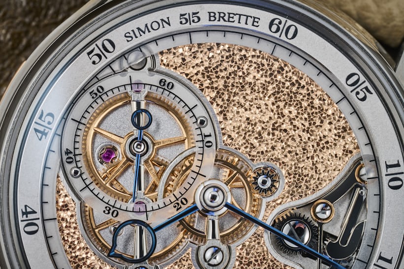 Simon Brette's Chronometré Artisans dial