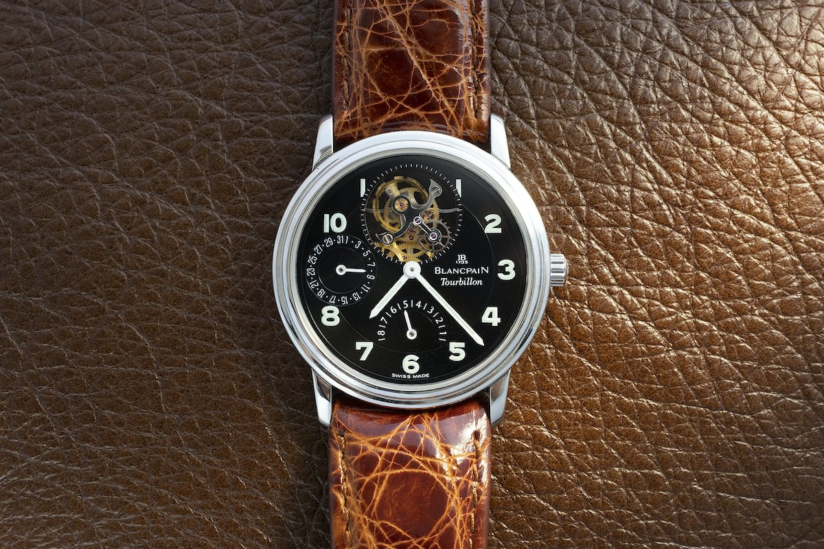 blancpain flying tourbillon 0023 military dial