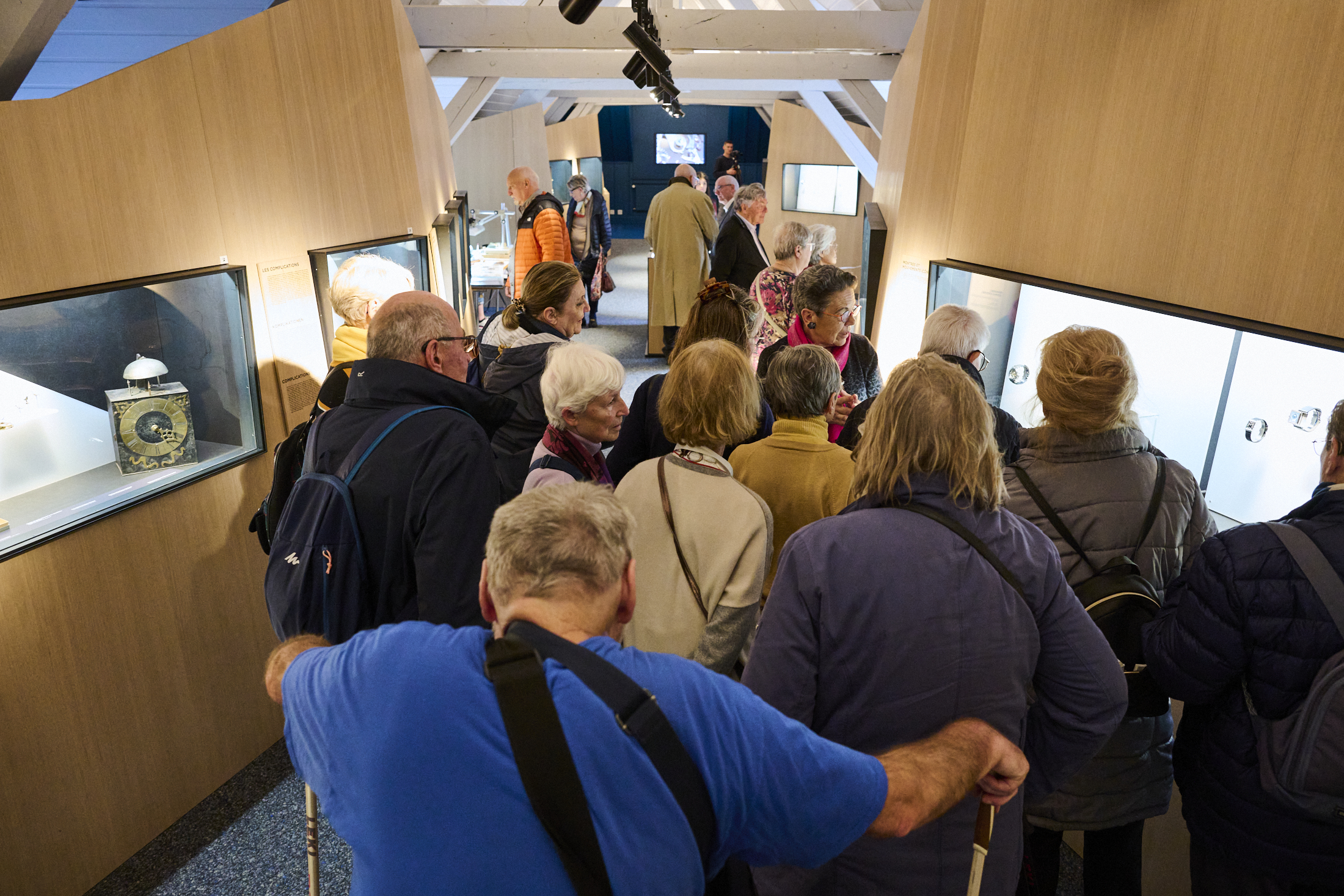 People at the Espace Horloger