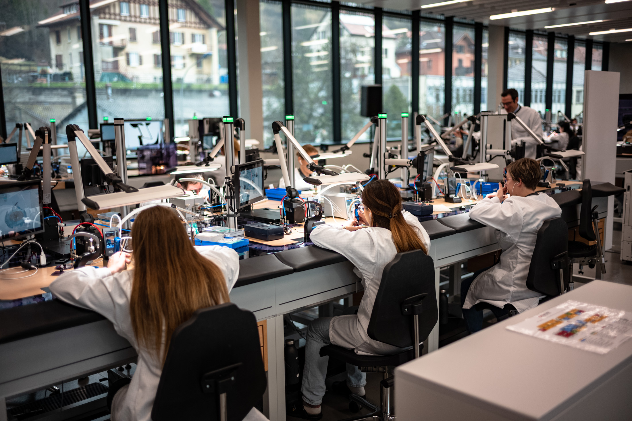 a tour of Tudor's facility in Le Locle