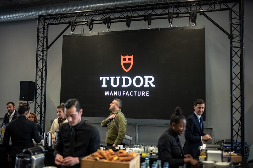 a tour of Tudor's facility in Le Locle