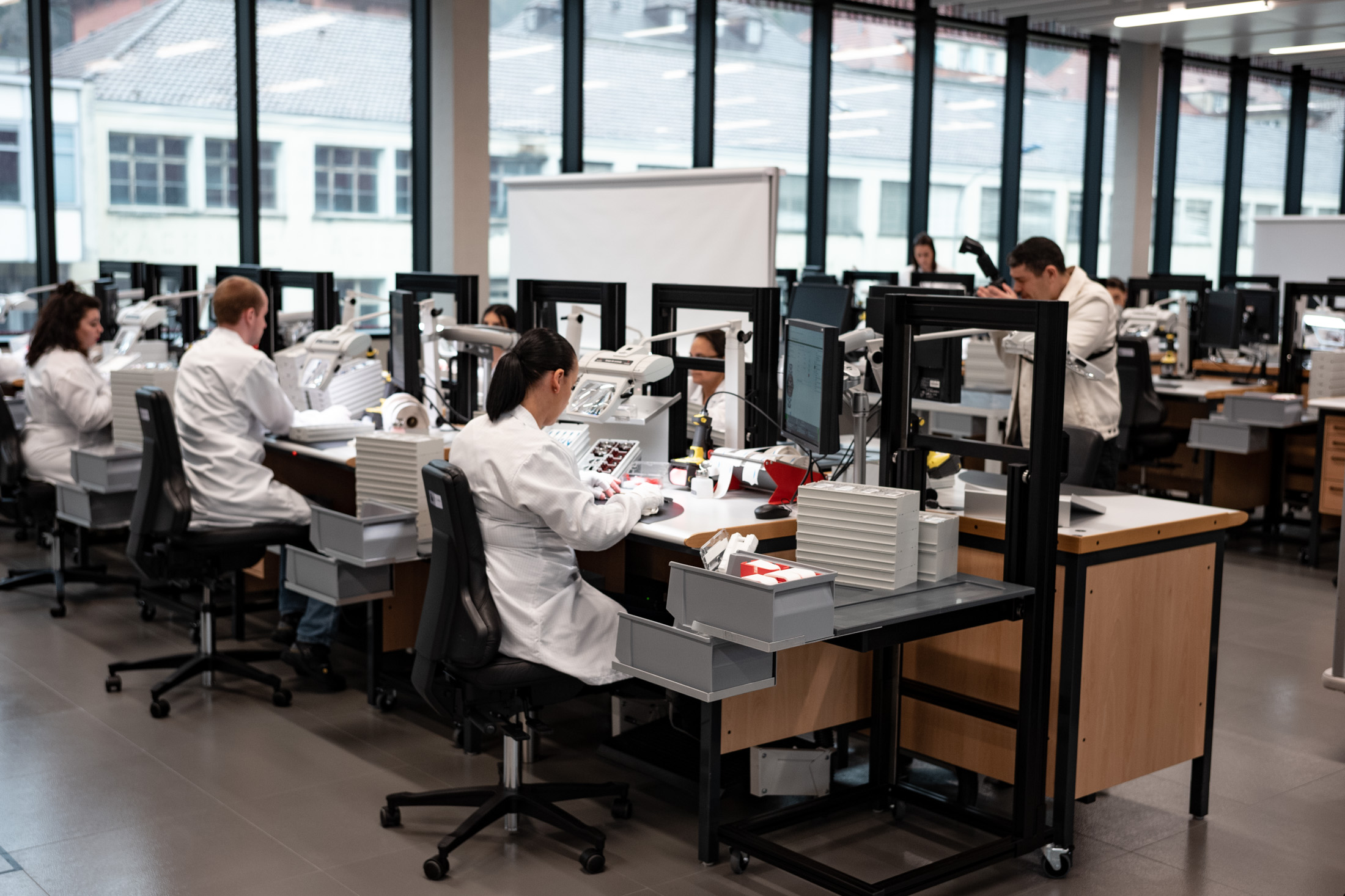 a tour of Tudor's facility in Le Locle