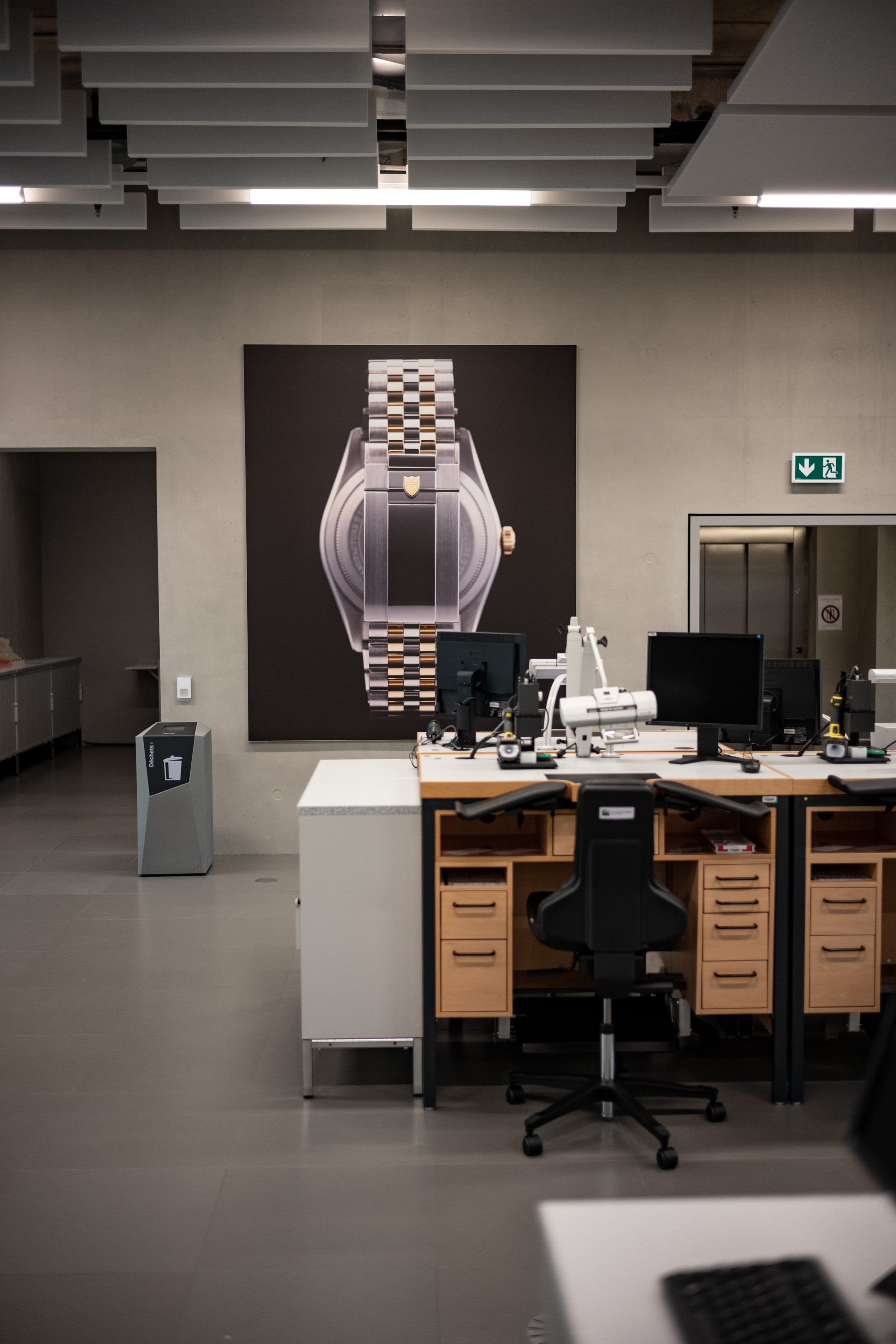 a tour of Tudor's facility in Le Locle