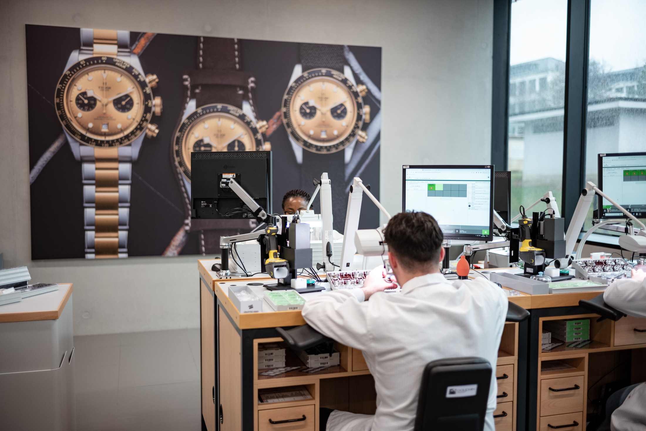 a tour of Tudor's facility in Le Locle