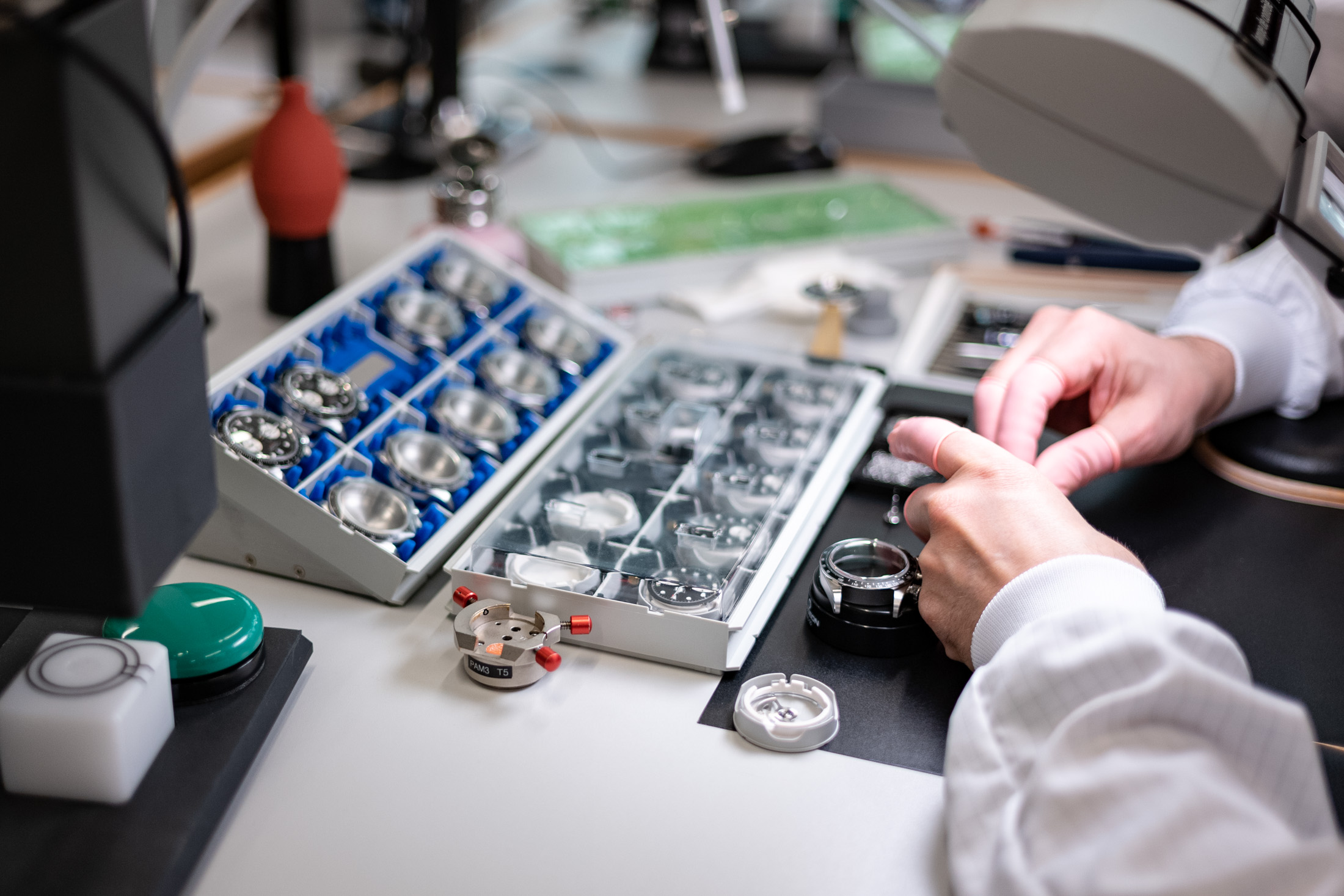 a tour of Tudor's facility in Le Locle