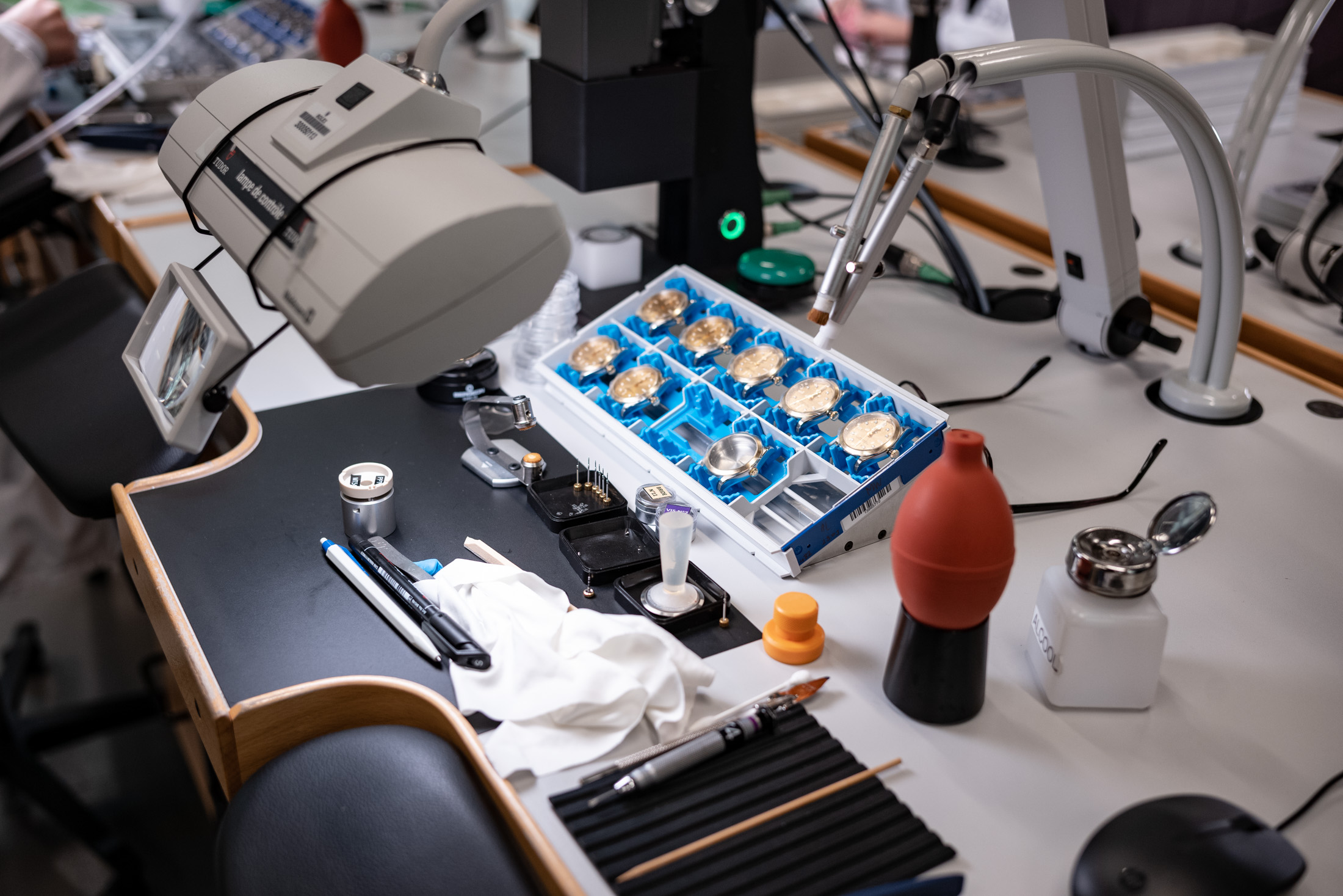 a tour of Tudor's facility in Le Locle