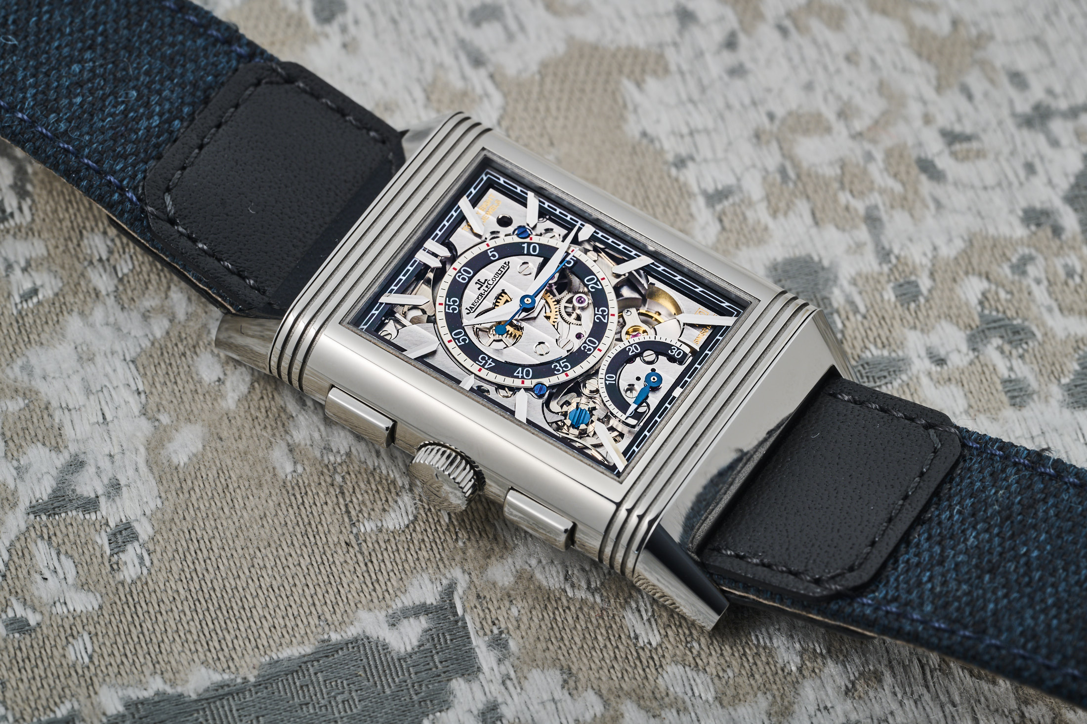 ジャガー・ルクルト　レベルソ・トリビュート・クロノグラフの裏面