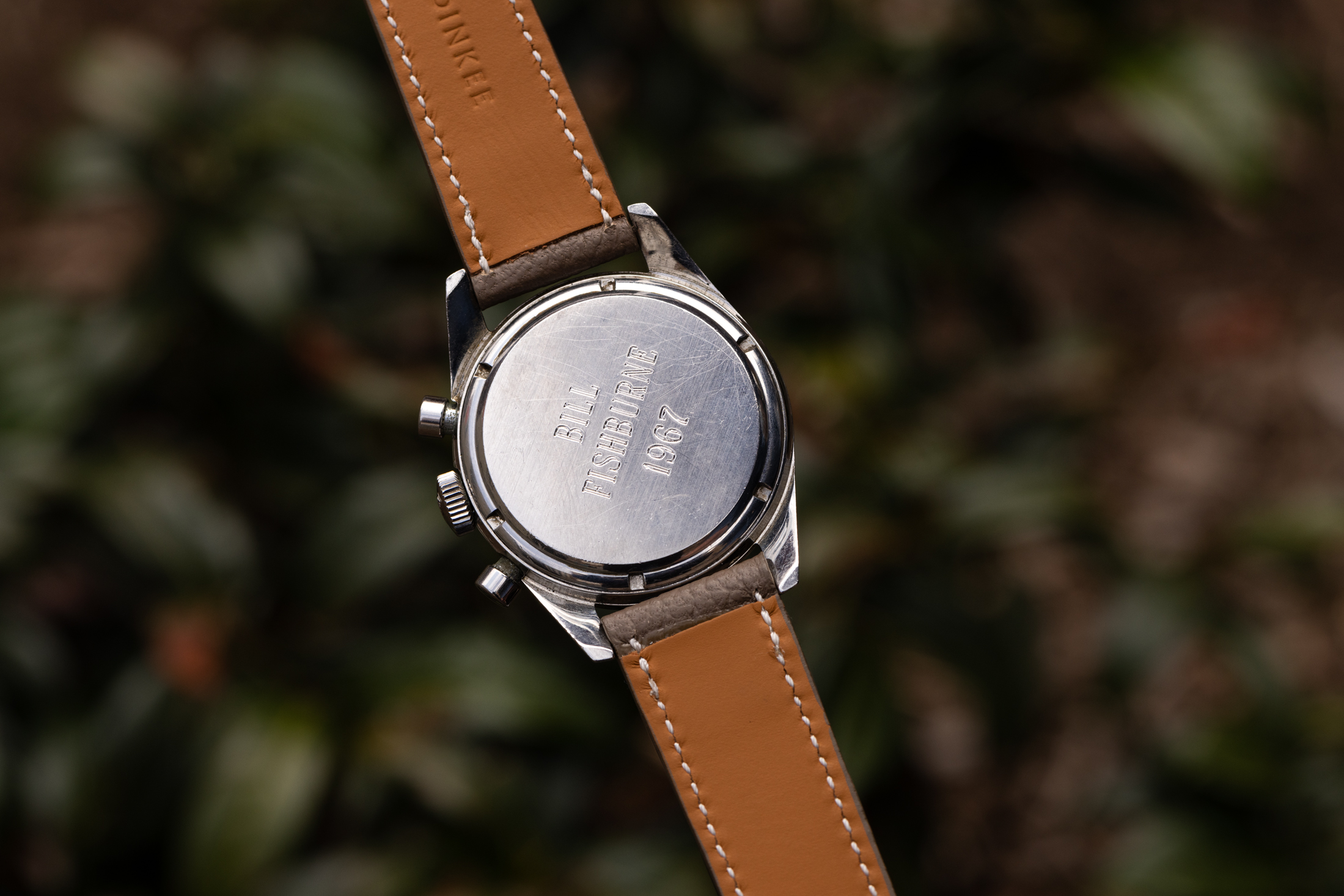 A vintage Heuer Carrera with Car and Driver dial