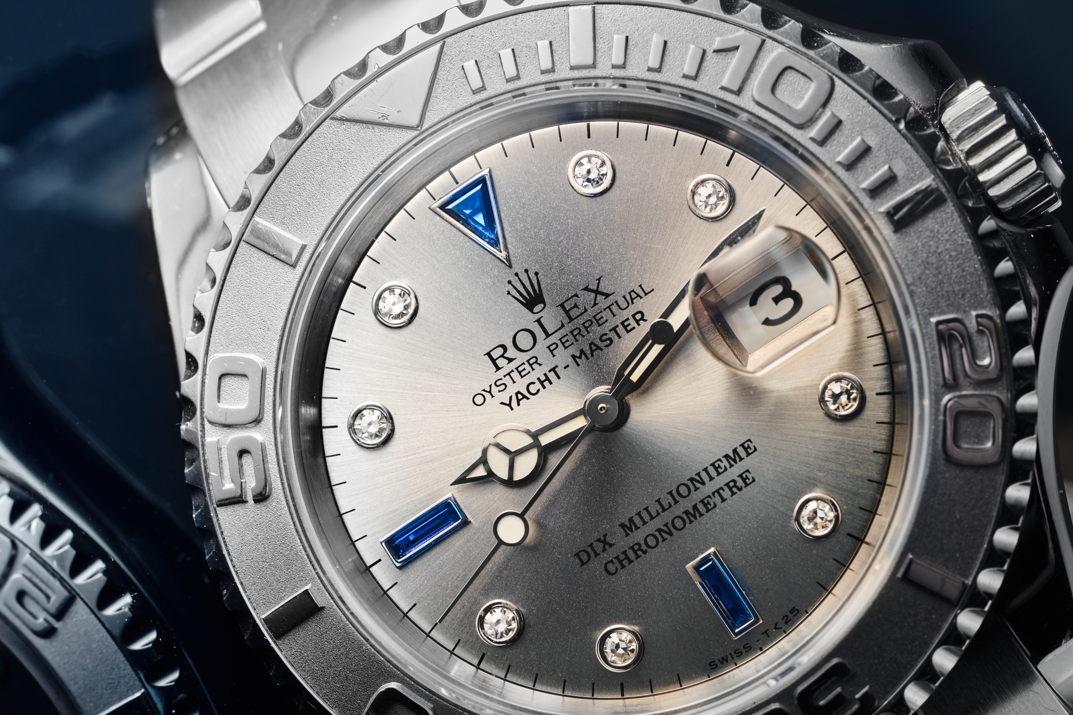 unique platinum rolex yacht-master