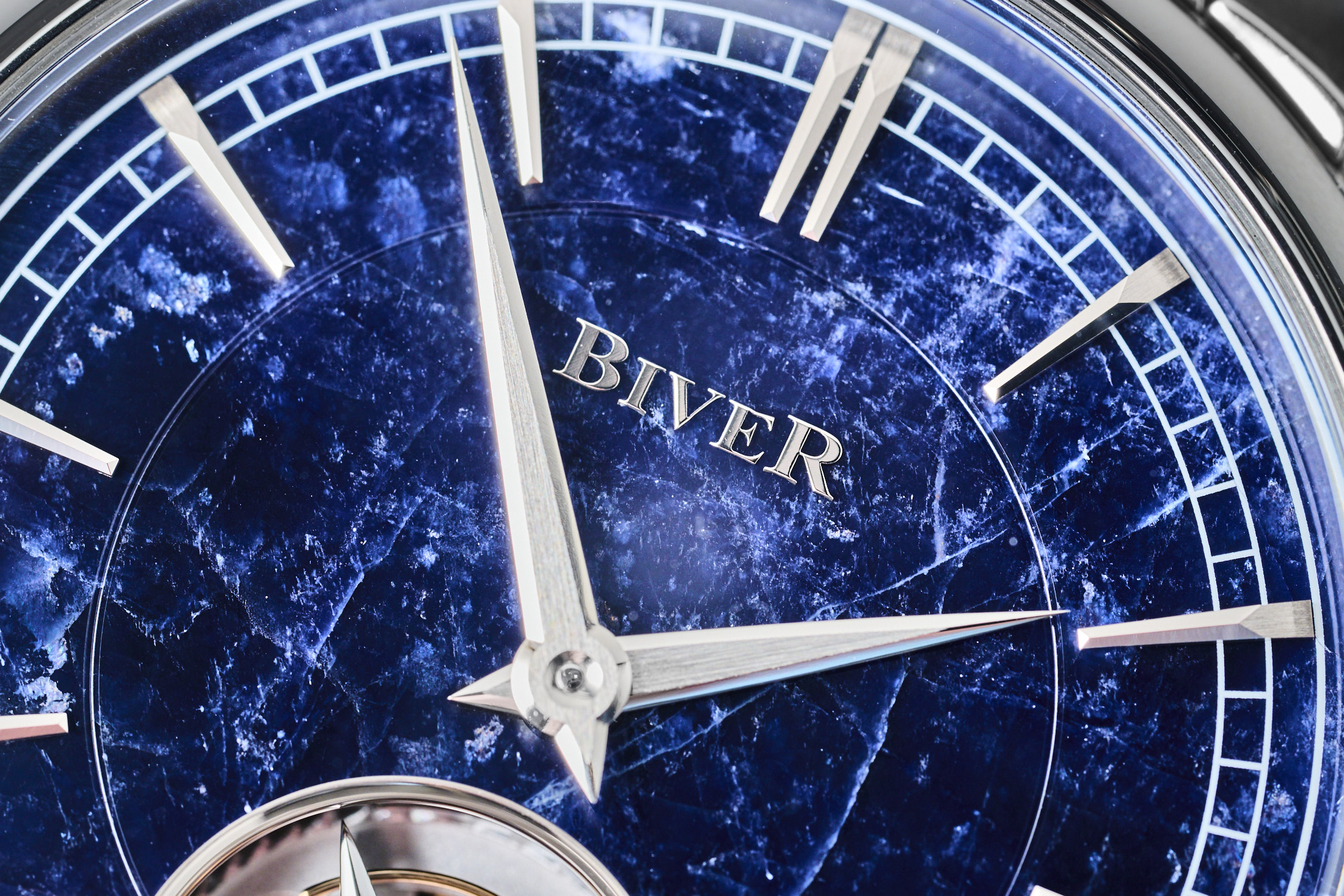 The Biver Carillon Tourbillon dial
