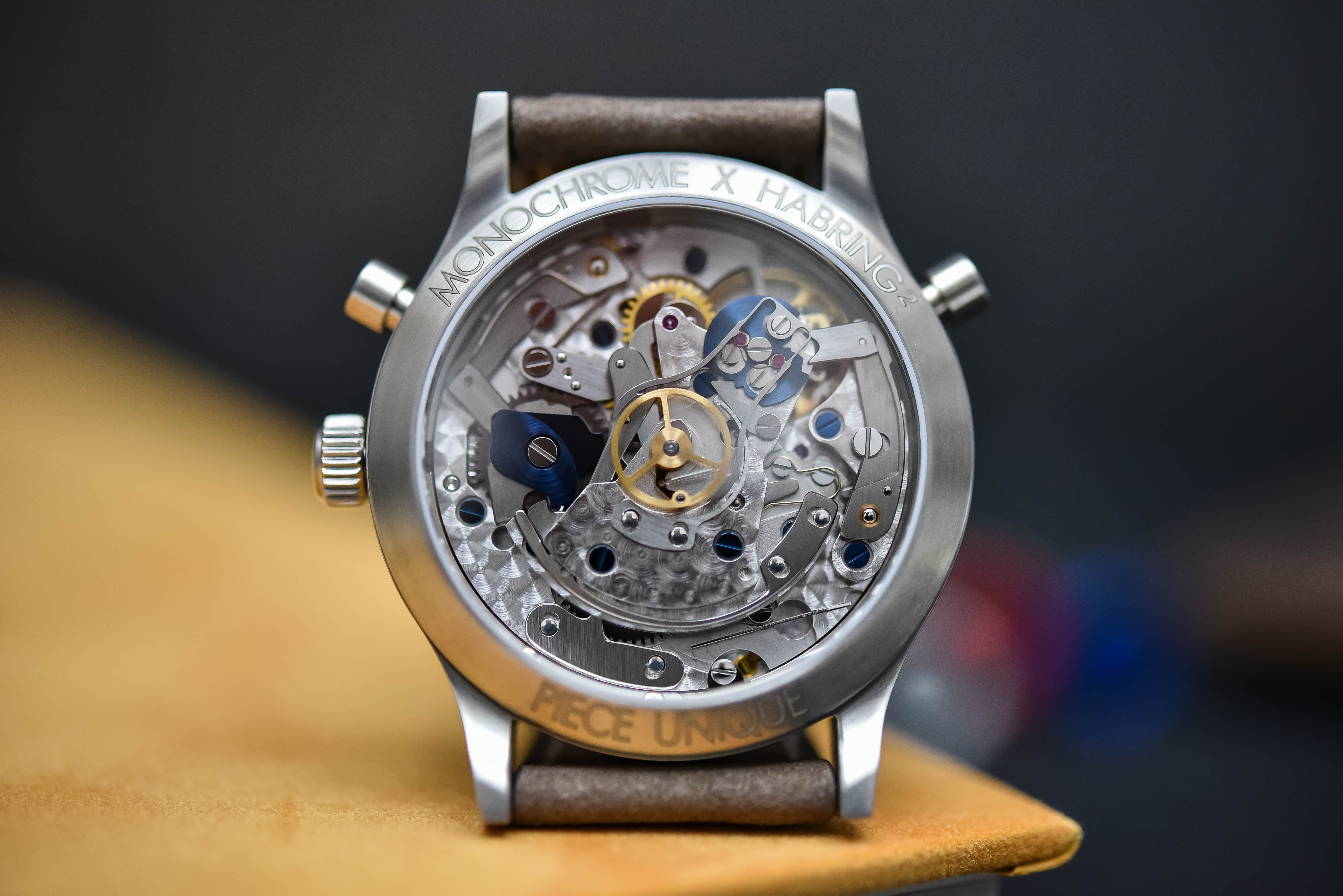 habring2 salmon doppel chronograph save the children movement