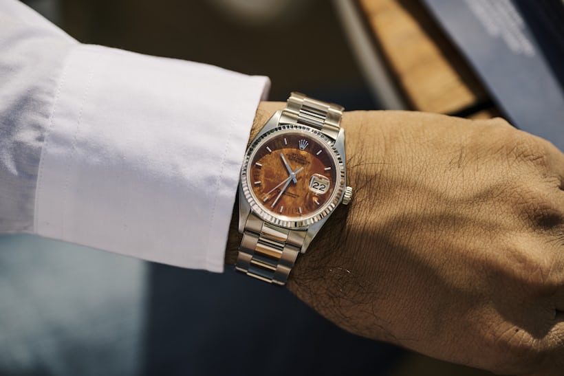 Rolex Day-Date Wood Dial
