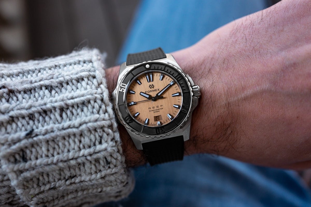 Collective formex reef diver On wrist