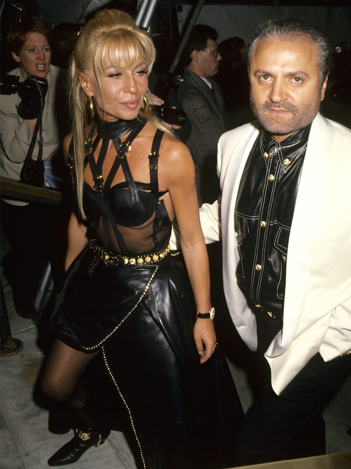Donatella Versace at the 1993 Met Gala