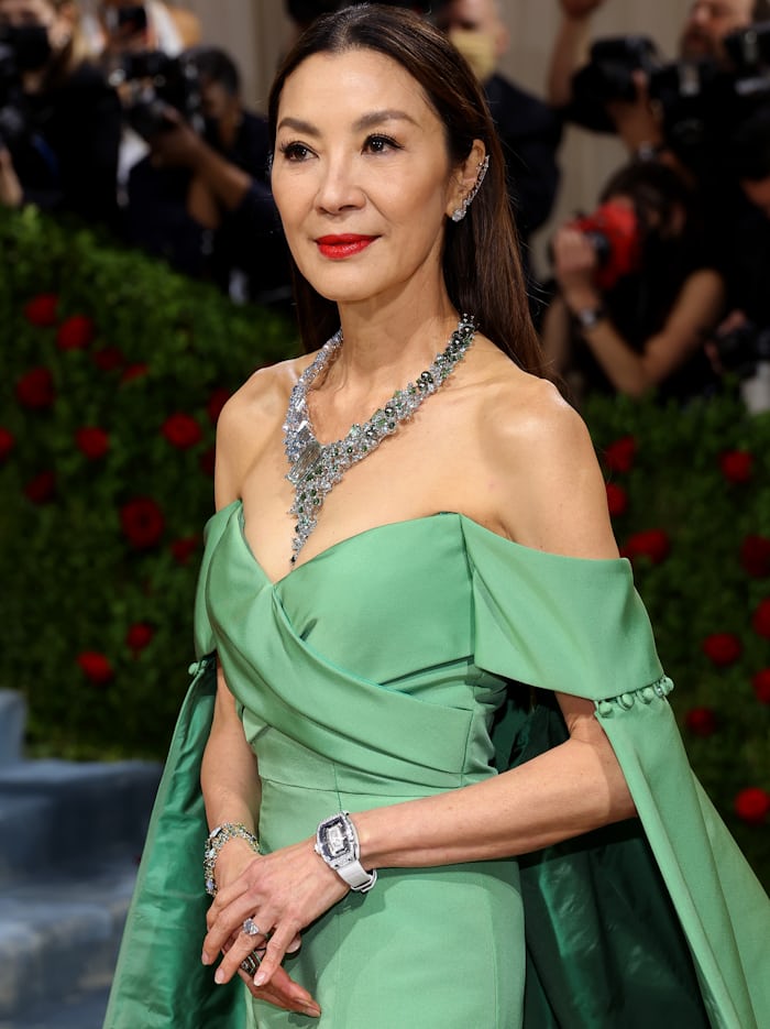 Michelle Yeoh wearing an RM