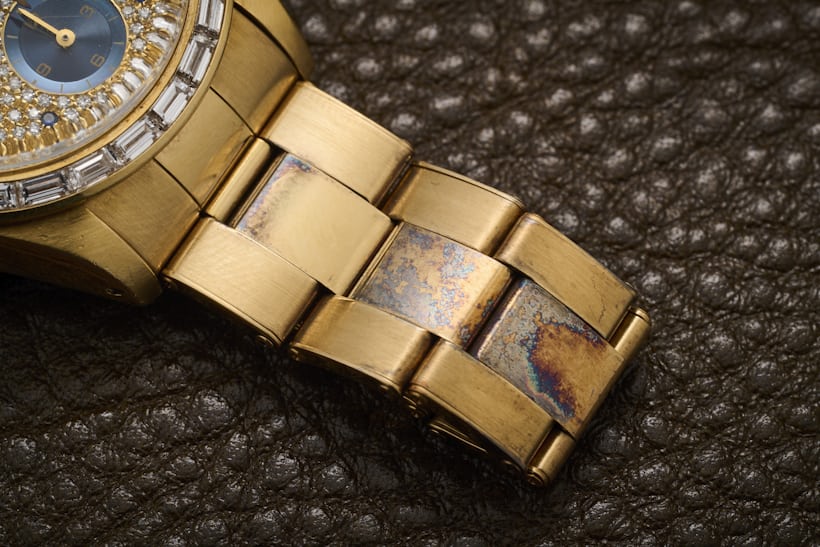 rolex 6270 gold bracelet