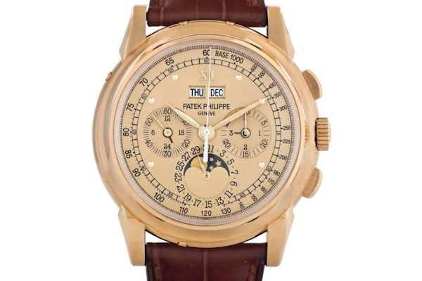 A special Patek Philippe reference 5970J with champagne dial