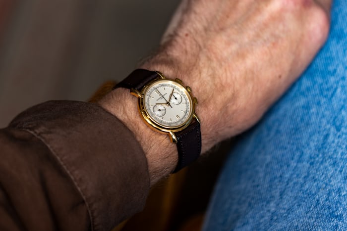 A neo-vintage Vacheron chronograph