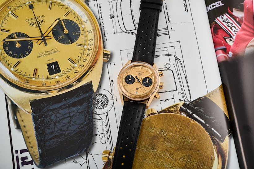 TAG Heuer Carrera Gold watch