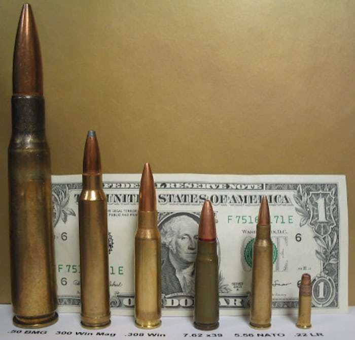 comparison of different rifle rounds