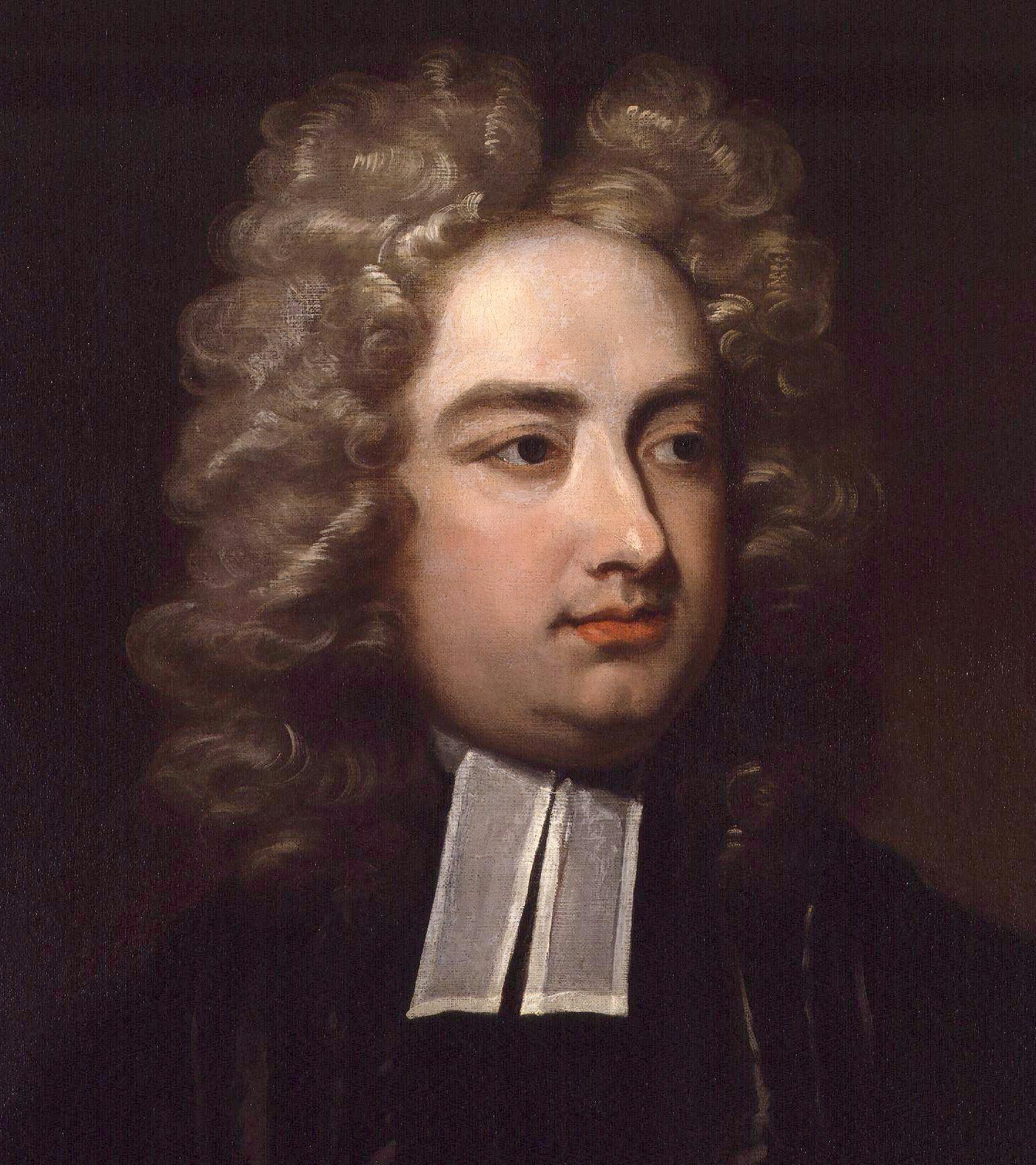 Scientist, physician, and satirist Dr. John Arbuthnot. Portrait by Godfrey Kneller.