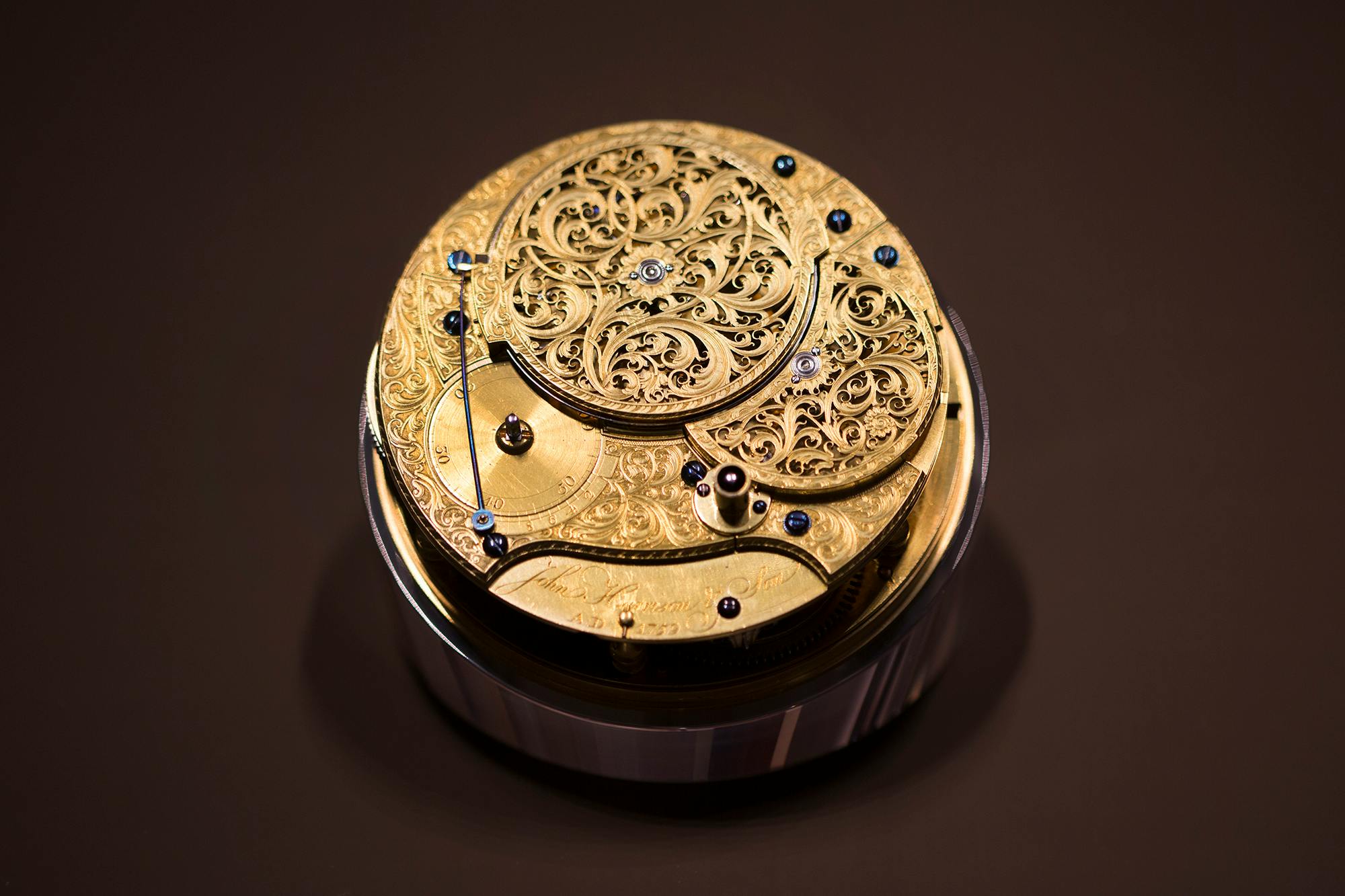 The movement of John Harrison's H4 marine chronometer.