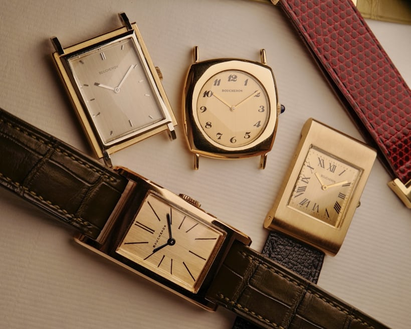 A group of Boucheron watches