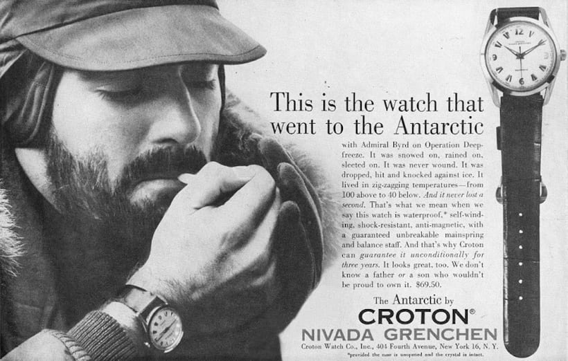 nivada grenchen vintage antarctic ad
