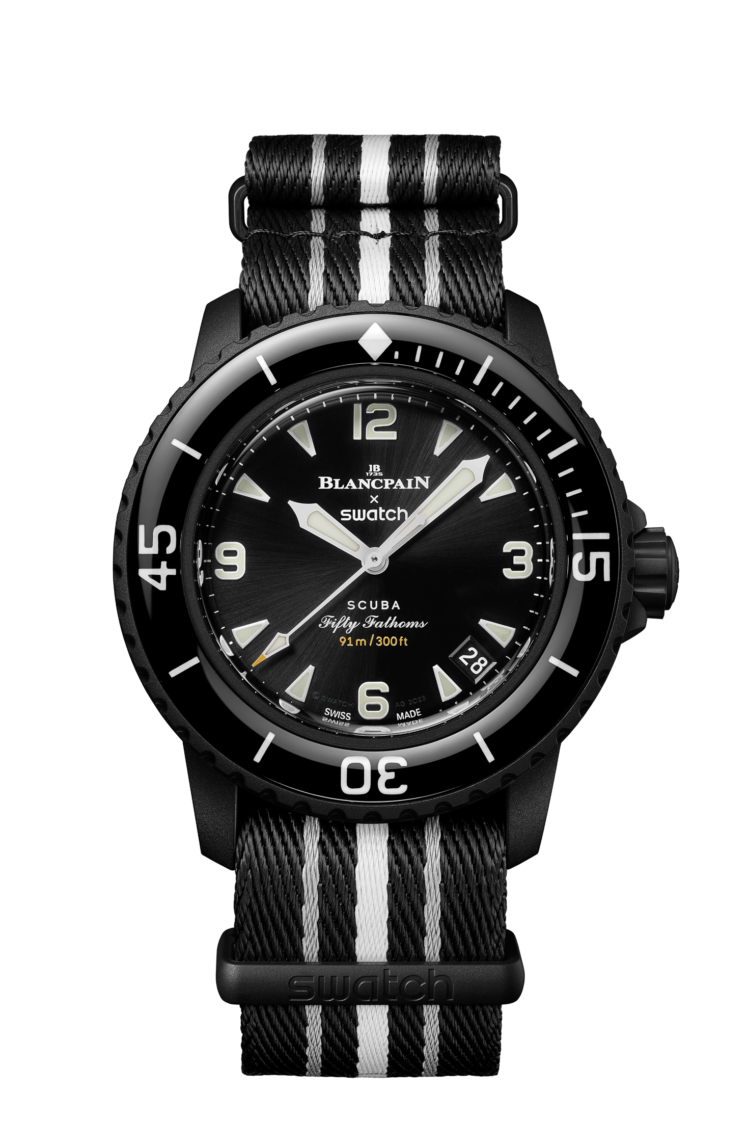 ブランパン x スウォッチ コレクション オーシャンオブストーム時計 - 腕時計(アナログ)