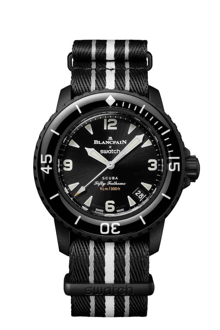73500でお願いしますBLANCPAIN x SWATCH OCEAN OF STORMS - 腕時計 ...