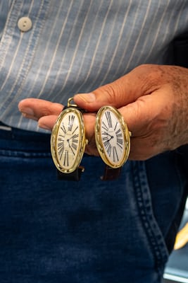 two cartier maxi ovals