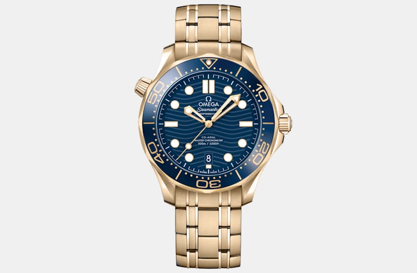 omega seamaster 300m diver gold