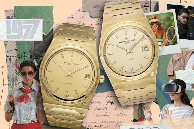 The original and new versions of the Vacheron Constantin 222