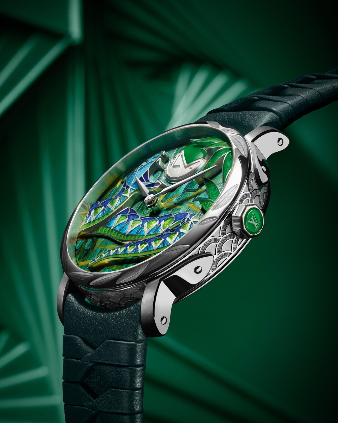 LOUIS VUITTON ルイヴィトン タンブールスリム Q1D02 キム・ジョーンズ 限定モデル【美品】 - ブランド腕時計