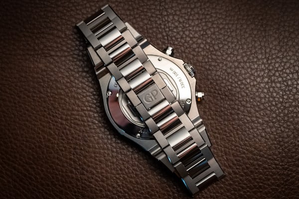 girard perregaux titanium chronograph laureato