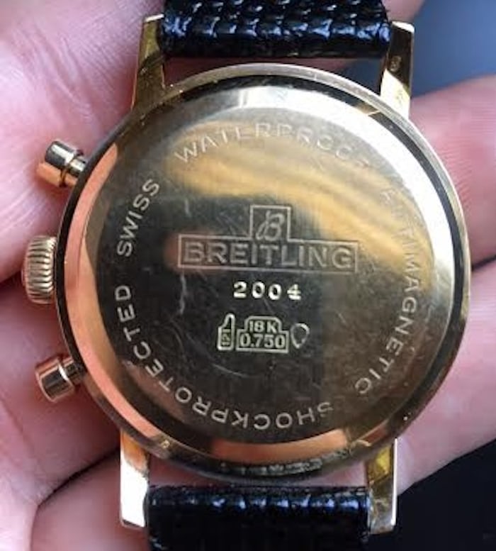 Breitling Top Time Reference 2004 Case Back