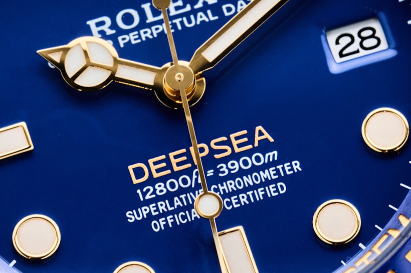 Rolex Deepsea gold