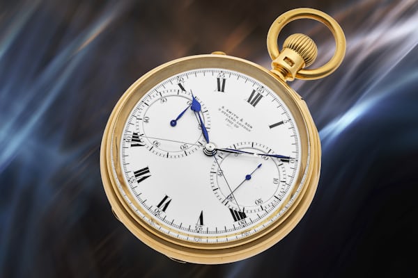 S. Smith & Sons split second pocket chronometer