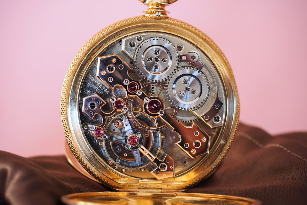 Girard-Perregaux Pocket Chronometer movement finishing