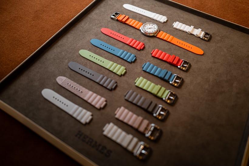 Hermes The Cut with interchangeable straps 