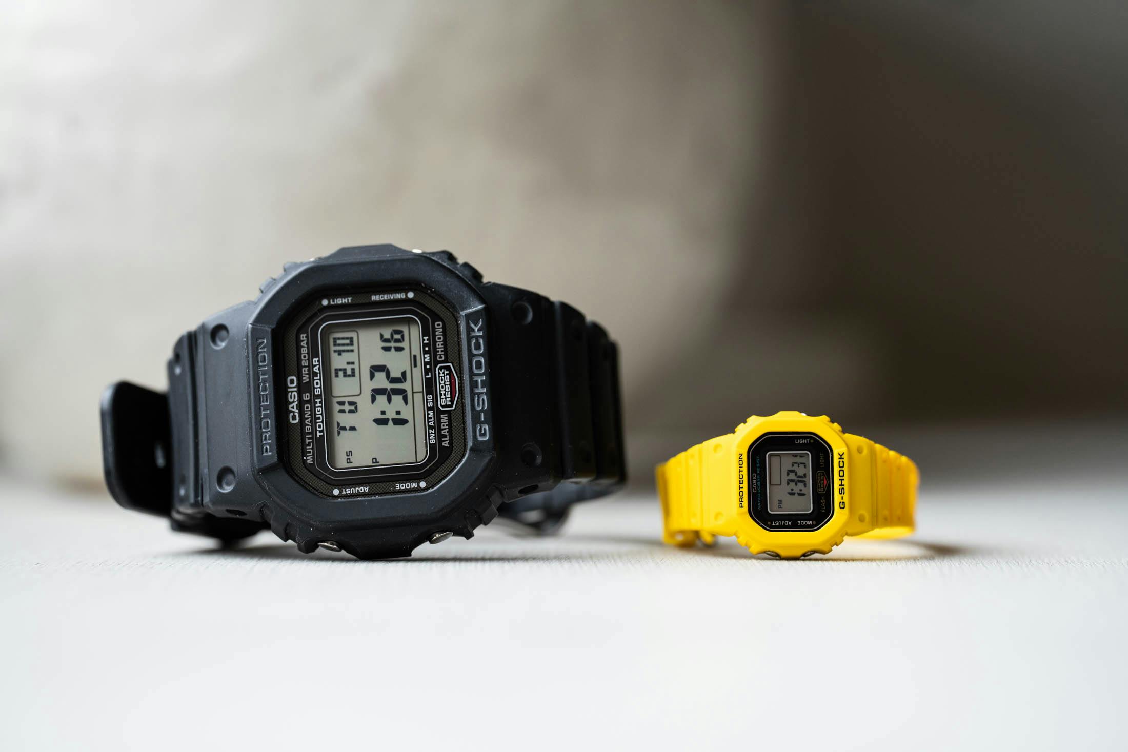 DWN5600-9 vs classic G-SHOCK