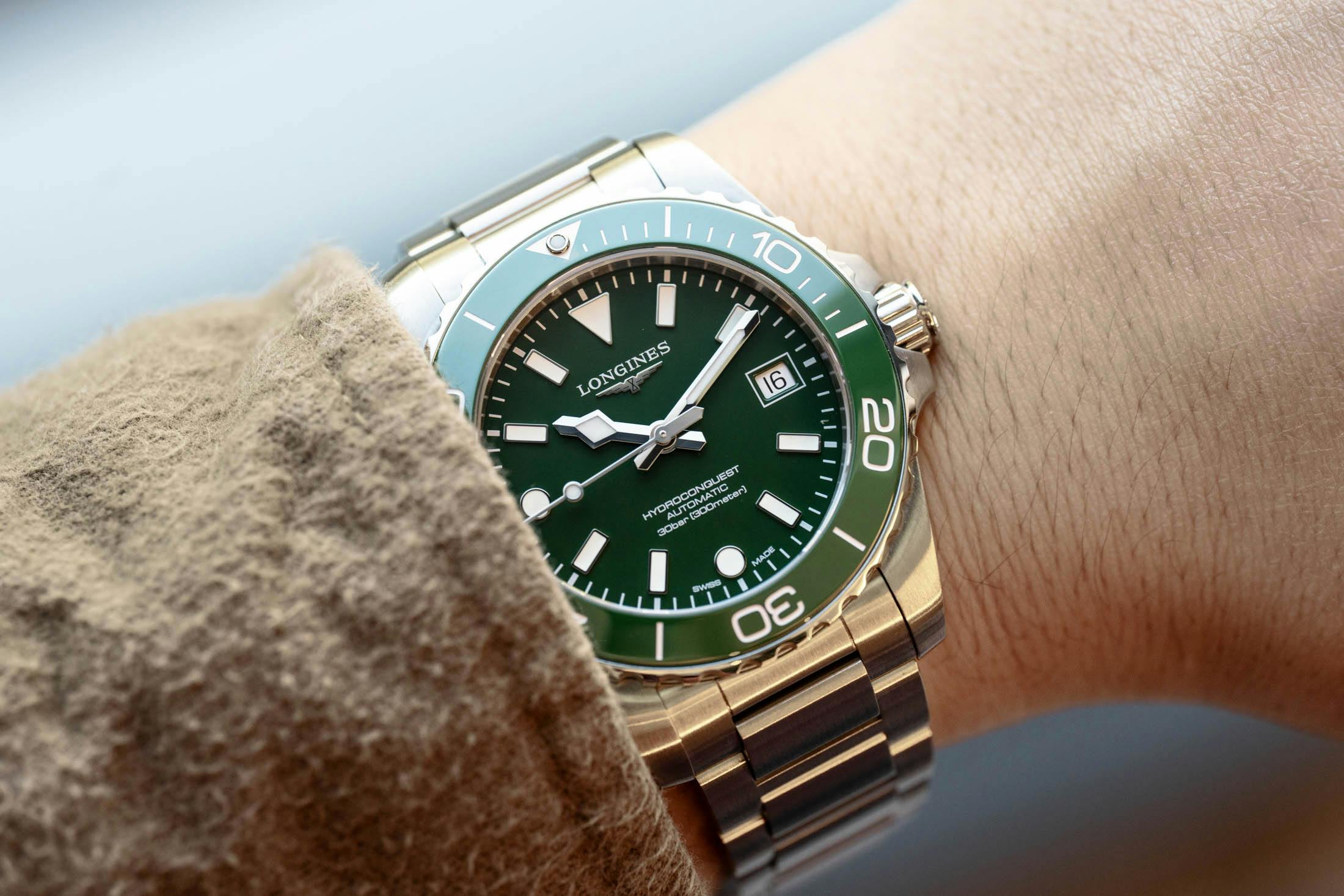Longines Hydroconquest 2026 Green Wristshot
