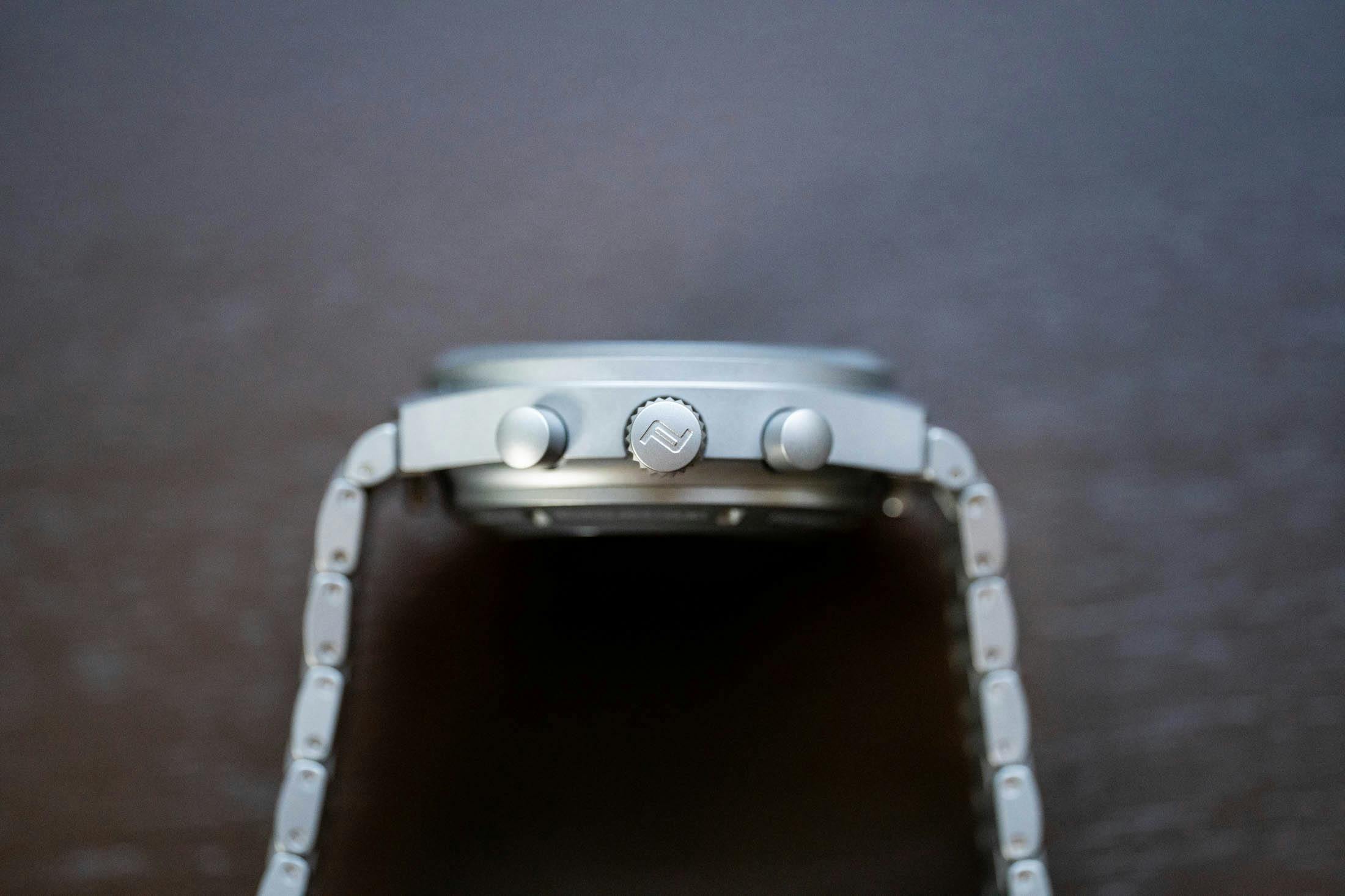 Porsche Design Chronograph 1 All-Titanium Numbered Edition Case Side