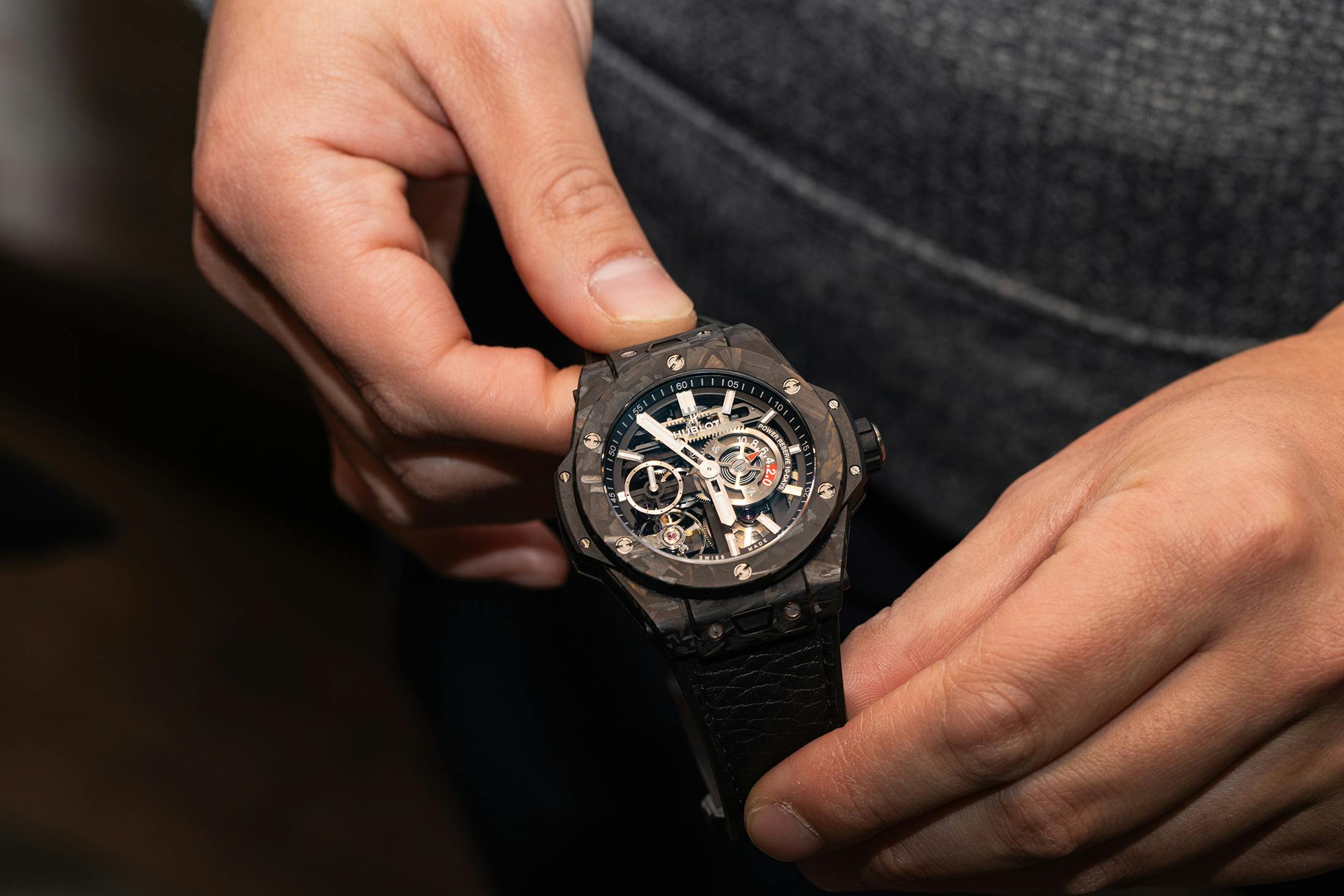 Hublot Watch Big Bang MECA-10 Frosted Carbon 42mm