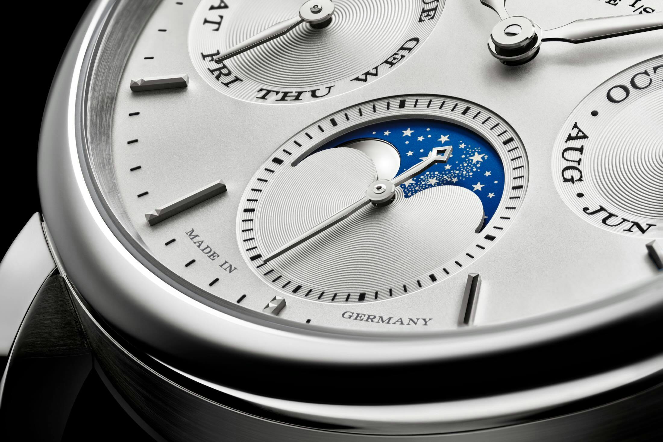 Saxonia Annual Calendar 36mm Moonphase Macro