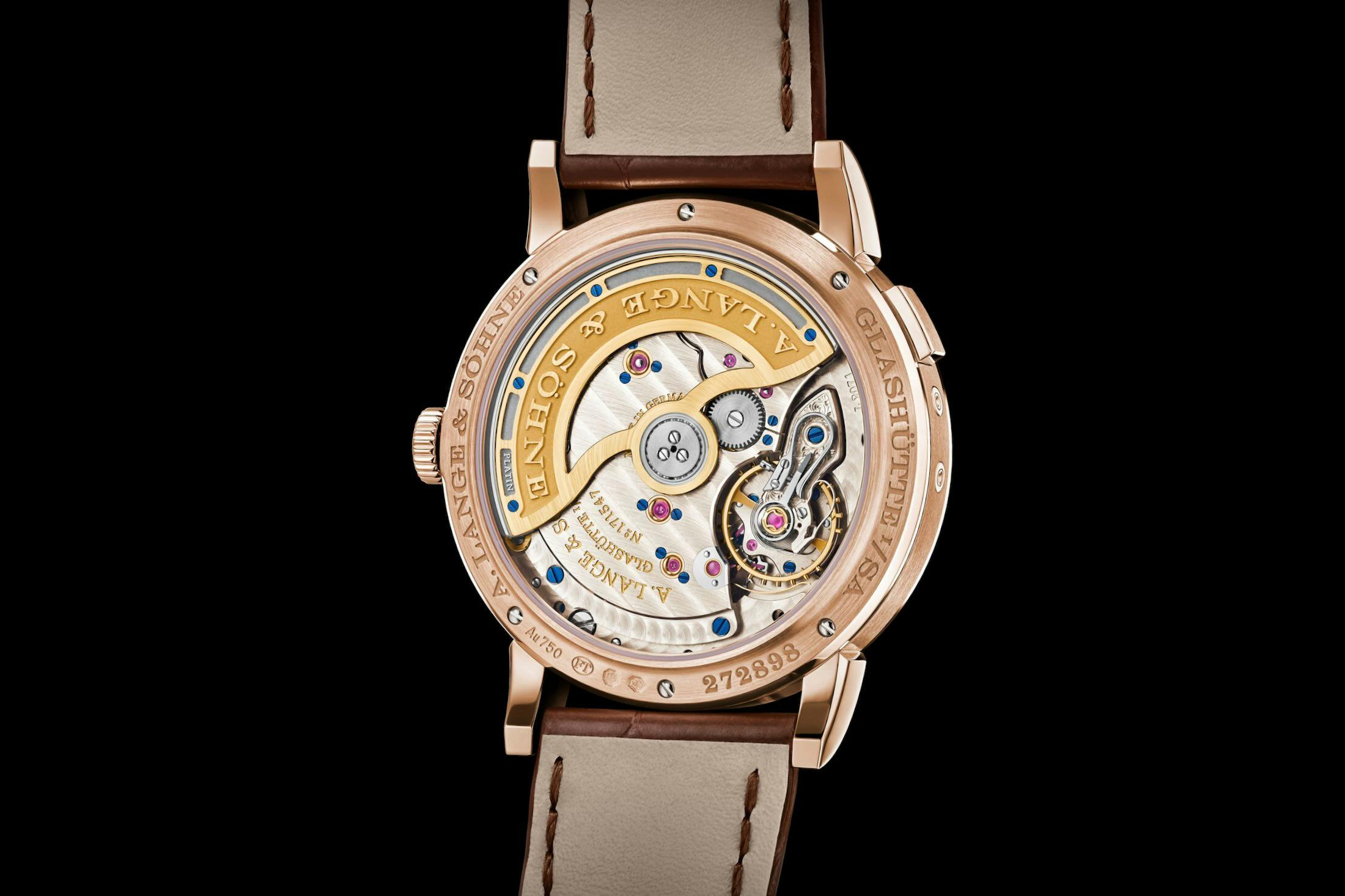 Saxonia Annual Calendar 36mm Caseback Shot