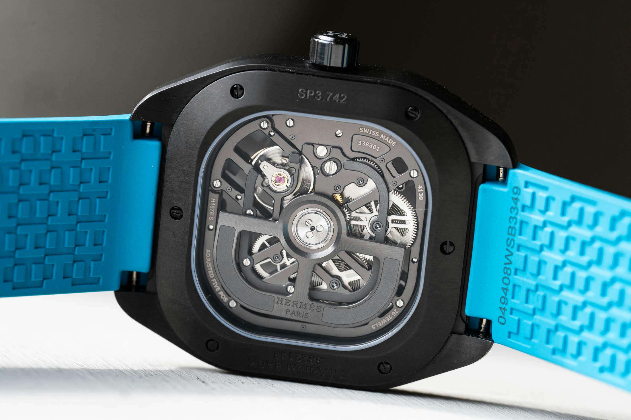 Hermes H08 Squelette Caseback Shot