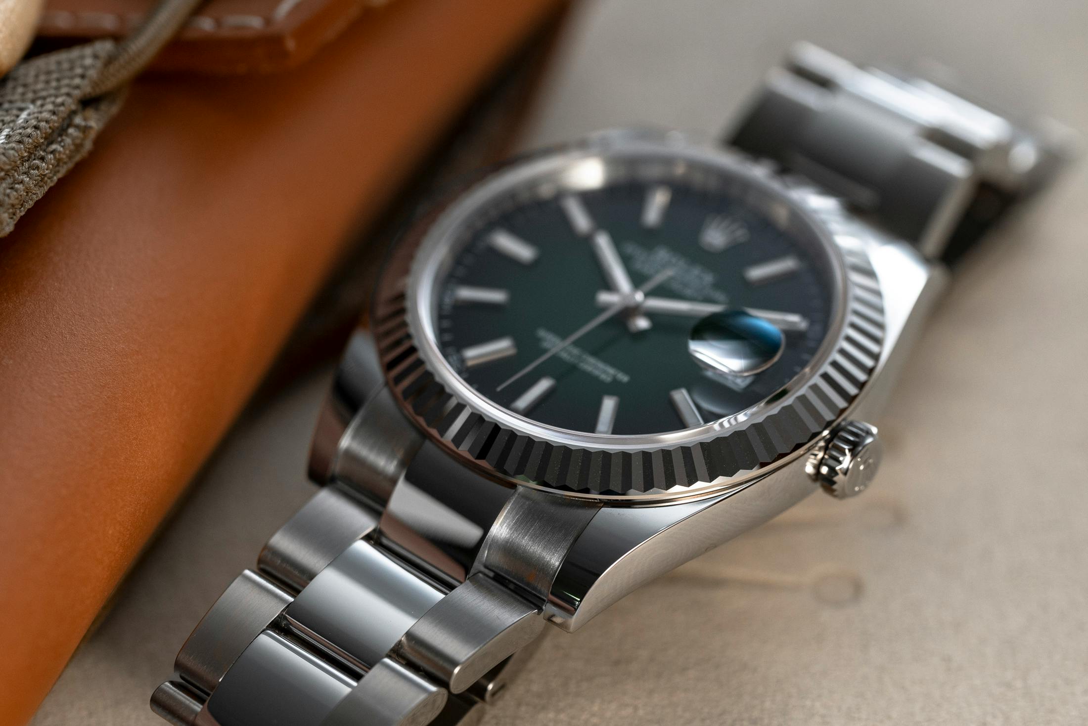 The Rolex Oyster Perpetual Datejust 41 Ombré Lacquer Green Dial