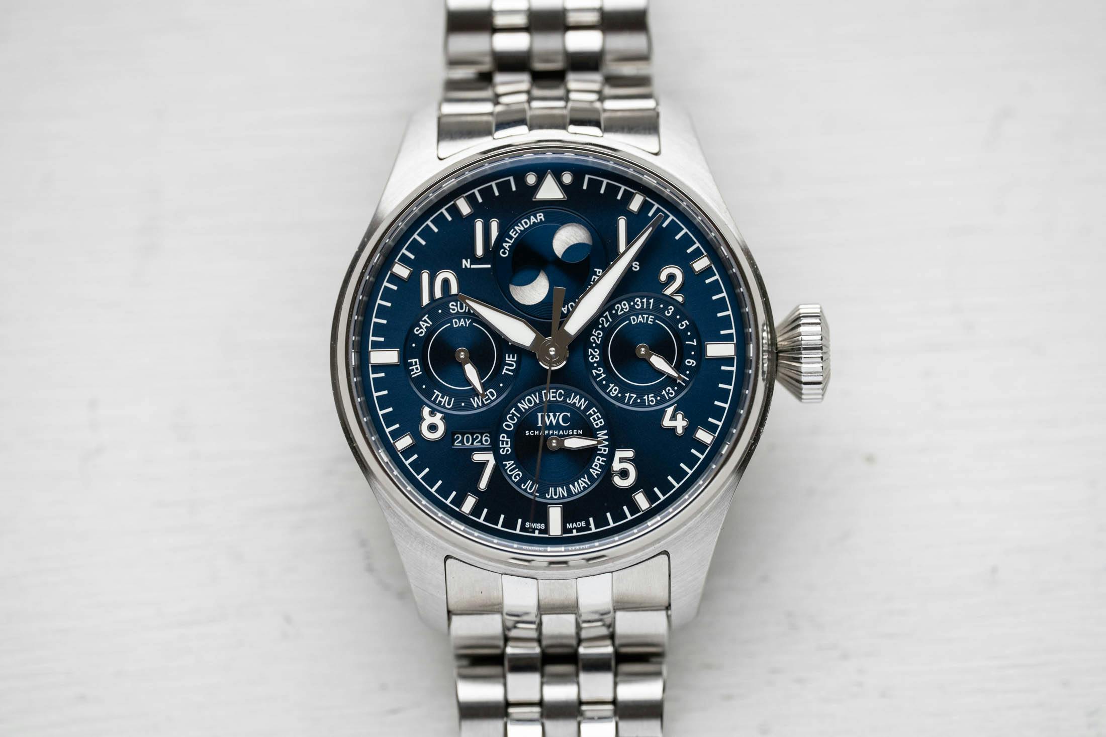 IWC ProSet Perpetual Steel Layflat