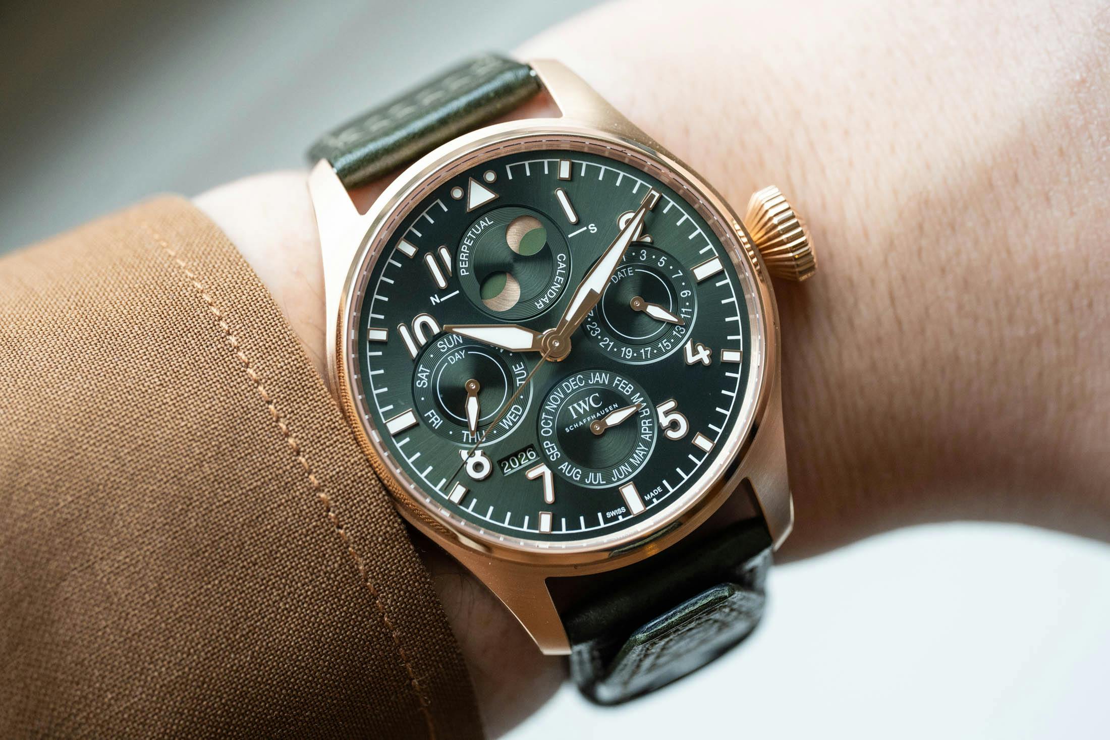 IWC ProSet Perpetual Gold Wristshot